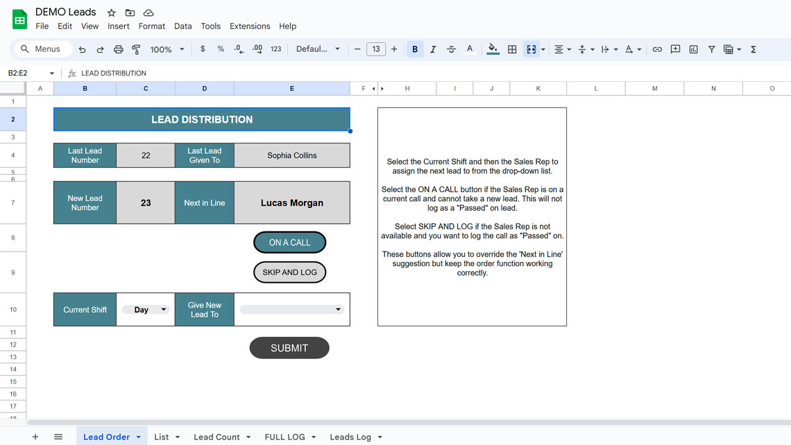Customer Quote Template